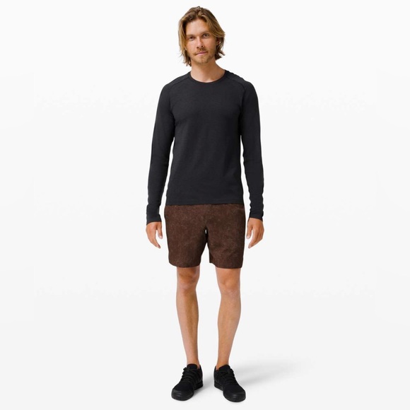 Lululemon T.H.E. Short 7” Linerless - Gravel Dust Brown Earth Multi Size Medium - Picture 2 of 12